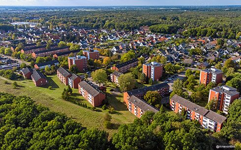 Verden Ost Luftbild Stadtteil Verden Ost
